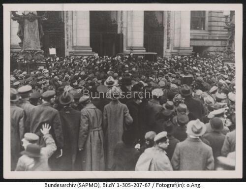 Berlin, Reichsrätekongress, Kundgebung