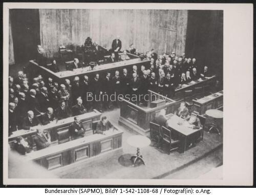Weimar, Nationalversammlung, Reichspräsidentenwahl