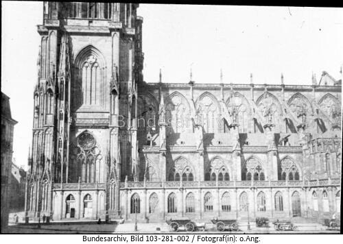 Straßburg, Münster, Belagerung, Sanitätswagen