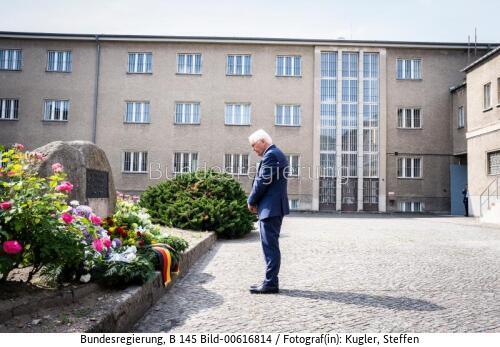 Bundespräsident Frank-Walter Steinmeier in der Gedenkstätte Berlin-Hohenschönhausen 2026
