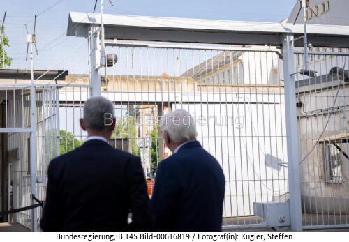 Bundespräsident Frank-Walter Steinmeier in der Gedenkstätte Berlin-Hohenschönhausen 2026