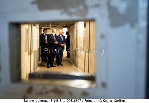 Bundespräsident Frank-Walter Steinmeier in der Gedenkstätte Berlin-Hohenschönhausen 2026