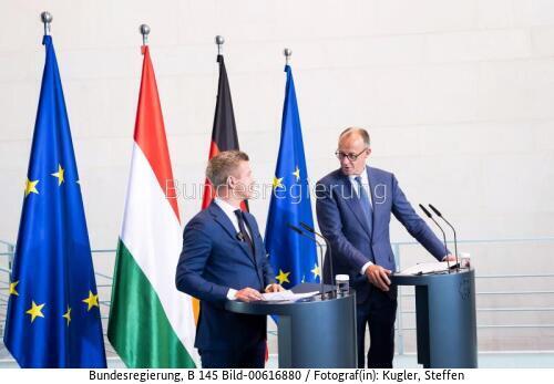 Ungarischer Ministerpräsident Peter Magyar in Berlin  / Antrittsbesuch 2026