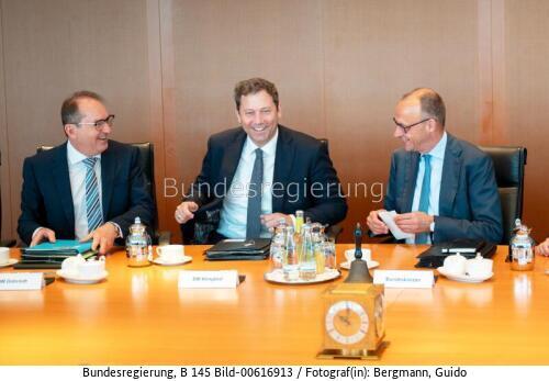 Bundeskanzler Friedrich Merz, BM Lars Klingbeil und BM Alexander Dobrindt 2026
