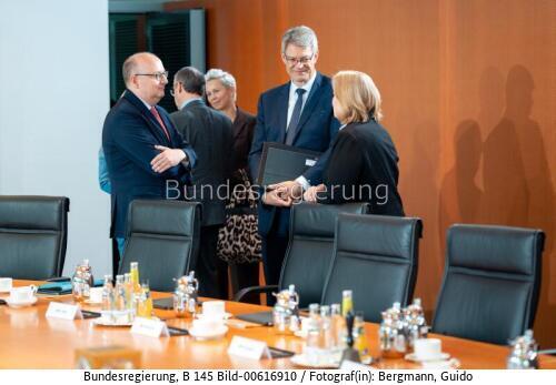 BM Bärbel Bas, BM Patrick Schnieder und PStS Matthias Hauer 2026