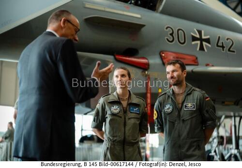 Bundeskanzler Friedrich Merz beim Tag der Bundeswehr 2026