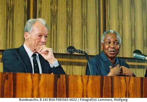 Bonn, Pressekonferenz, Südkommission-Vorsitzender Nyerere