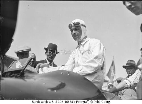 Berlin, Avus, Rudolf Caracciola mit Alfa Romeo