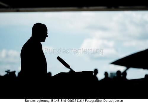 Bundeskanzler Friedrich Merz beim Tag der Bundeswehr 2026