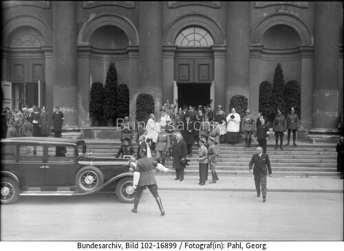Berlin, Trauerfeier für Marschall Piłsudski