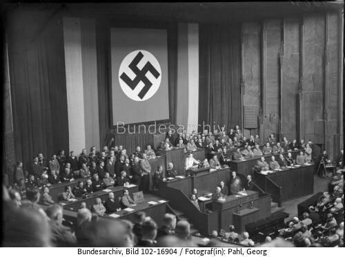 Berlin, Krolloper, Reichstag, Rede Hitler