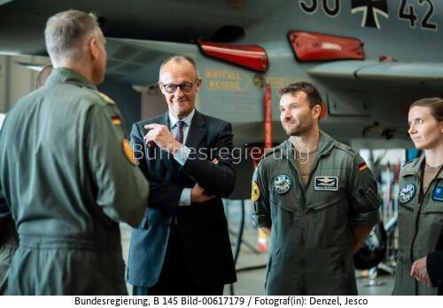 Bundeskanzler Friedrich Merz beim Tag der Bundeswehr 2026