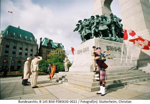 Kanada, Ottawa, Kranzniederlegung