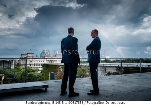 Bundeskanzler Friedrich Merz mit MP Markus Söder 2026