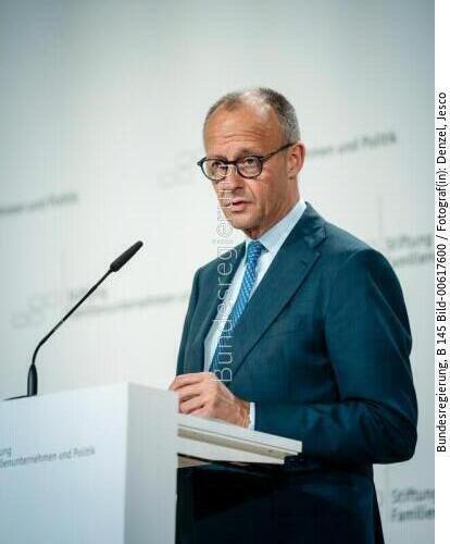Bundeskanzler Friedrich Merz beim „Tag der Familienunternehmer“ 2026