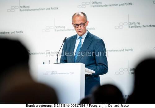 Bundeskanzler Friedrich Merz beim „Tag der Familienunternehmer“ 2026