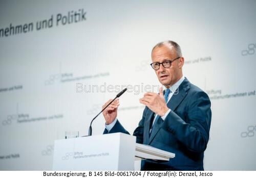 Bundeskanzler Friedrich Merz beim „Tag der Familienunternehmer“ 2026