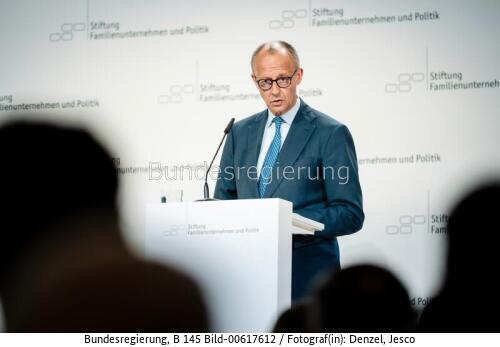 Bundeskanzler Friedrich Merz beim „Tag der Familienunternehmer“ 2026