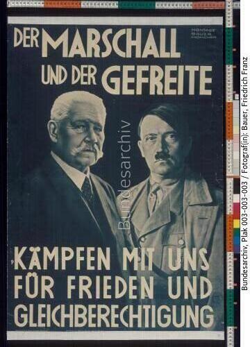 Reichstagswahl, NSDAP-Wahlplakat