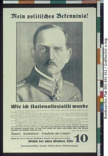 Reichstagswahl, NSDAP-Wahlplakat