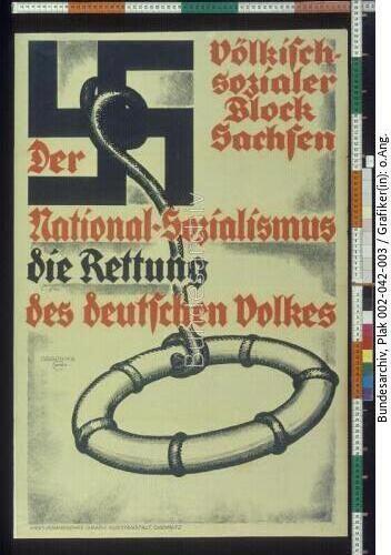 Reichstagswahl, NSDAP-Wahlplakat