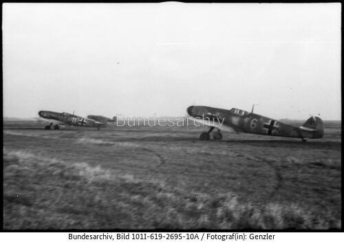 Frankreich, St. Pol, Flugzeug Me 109