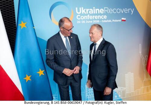 Ukraine-Wiederaufbaukonferenz in Danzig 2026
