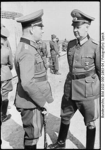 Riva-Bella, Waffenvorführung, Rommel, Kuntzen