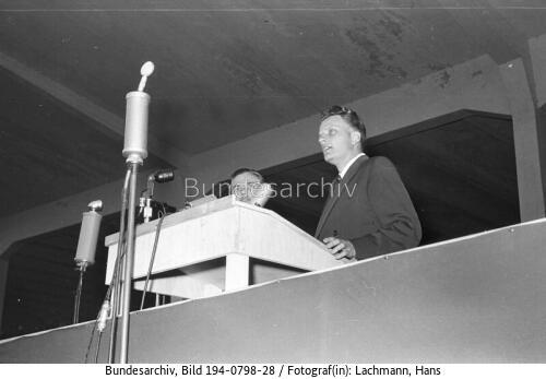 Düsseldorf, Veranstaltung mit Billy Graham
