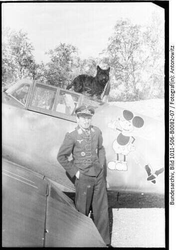 Russland, Horst <span class="match">Carganico</span> vor Flugzeug Me 109