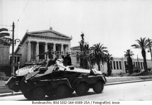 Athen, deutsche Besatzung, Nationalbibliothek