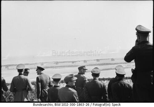 Riva-Bella, Vorführung Panzerwerfer, Einschläge