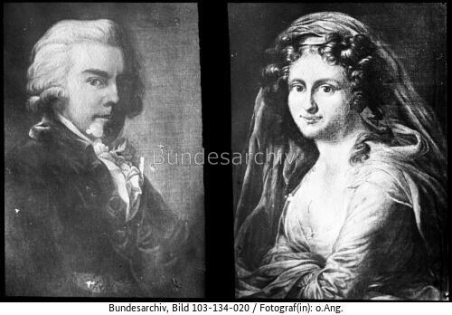 Christian Gottfried und Minna Körner, Zeichnung