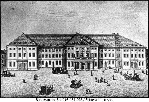 Mannheim, Theater, Zeichnung