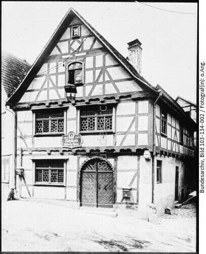 Marbach/Neckers, Geburtshaus von Friedrich Schiller