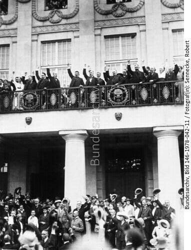 Weimar, Vereidigung Friedrich Ebert