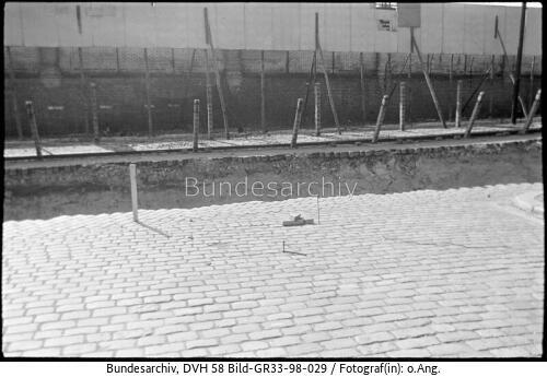 Berlin, Mauer, Schwedter Strasse, Korsörer Strasse