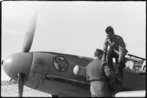 Nordafrika, Feldflugplatz, JG 27, Me 109