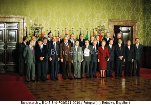 Rom, Europäischer Rat, Sondertagung, Gruppenfoto