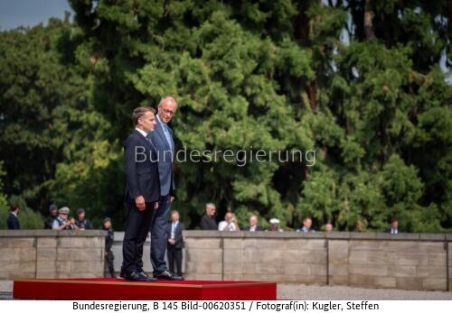 Französischer Präsident Emmanuel Macron in Brühl 2026