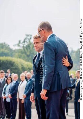 Französischer Präsident Emmanuel Macron in Brühl 2026