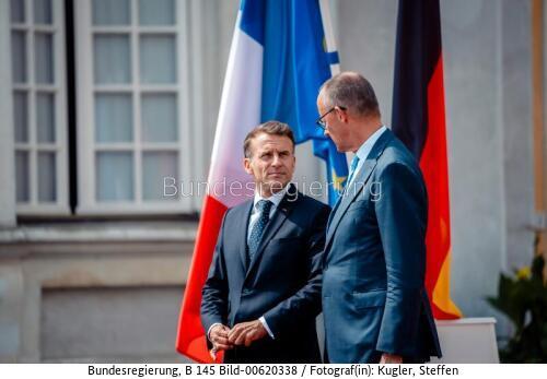 Französischer Präsident Emmanuel Macron in Brühl 2026