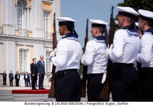 Französischer Präsident Emmanuel Macron in Brühl 2026