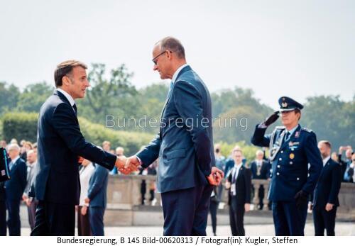 Französischer Präsident Emmanuel Macron in Brühl 2026