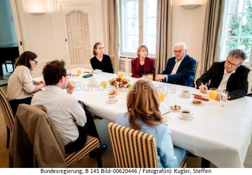 Bundespräsident Frank-Walter Steinmeier: Gespräch mit Schriftsteller Lukas Rietzschel in Dahlem 2026