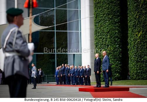 Aserbaidschanischer Präsident Ilham Alijew in Berlin 2026