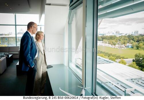 Bundeskanzler Friedrich Merz empfängt isländische Ministerpräsidentin Kristrun Frostadottir 2026