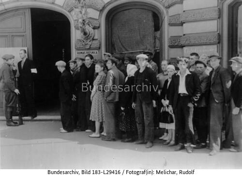 Libau, Registrierung von Zivilisten