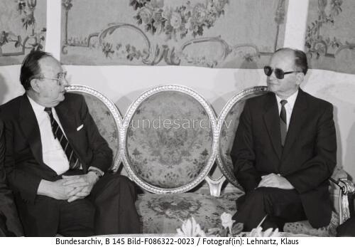 Warschau, BM Genscher, Polnischer Präsident Jaruszelski