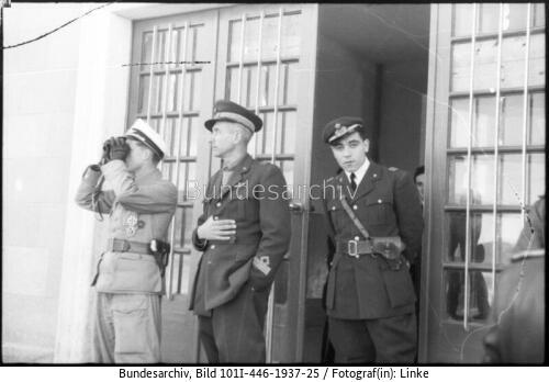 Rhodos, Flugfeld, Ernst Düllberg, italienische Offiziere